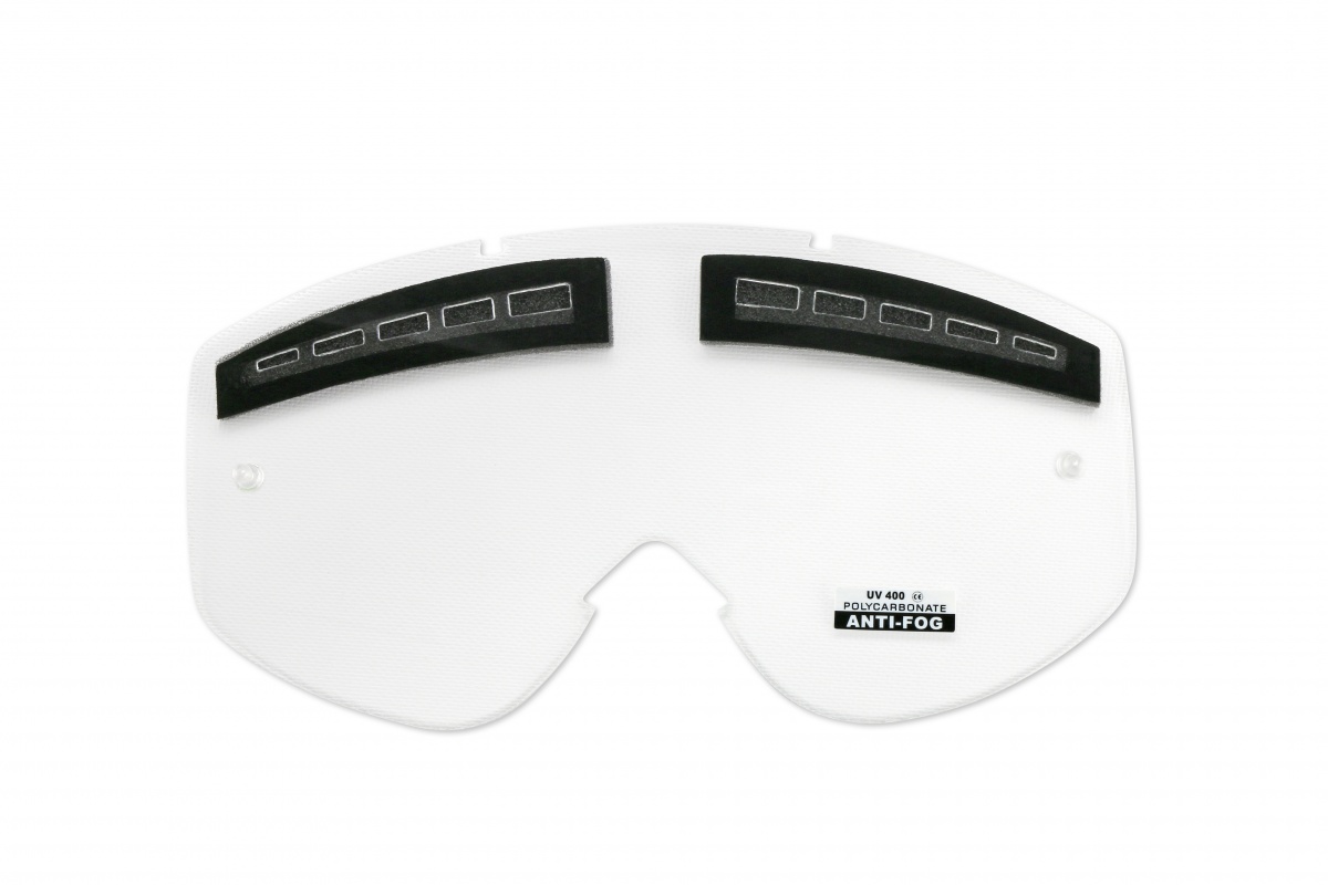 Vented clear lens for motocross goggle Mixage - Goggles - LE02177 - Ufo Plast