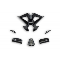 Mouthpiece & fixing accessories for motocross Diamond helmet black - Helmet spare parts - HR058-K - Ufo Plast