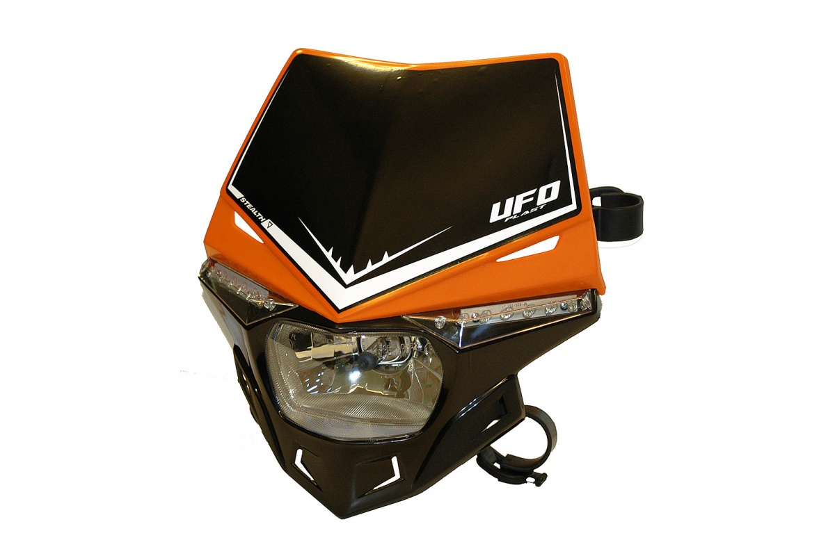 Stealth headlight "bi-colour" - Headlight - PF01715-F001 - Ufo Plast