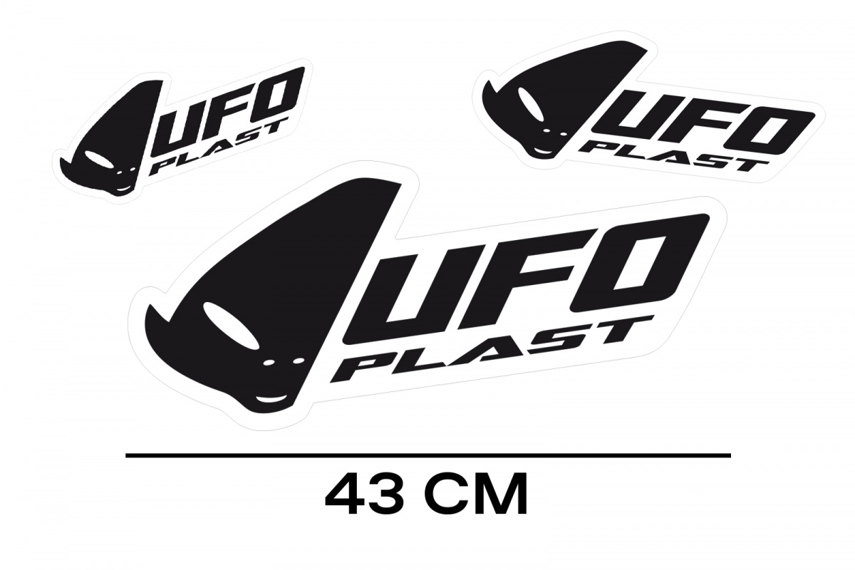 Ufo plast logo decal 43 cm - GARAGE ACCESSORIES - AD01921 - Ufo Plast