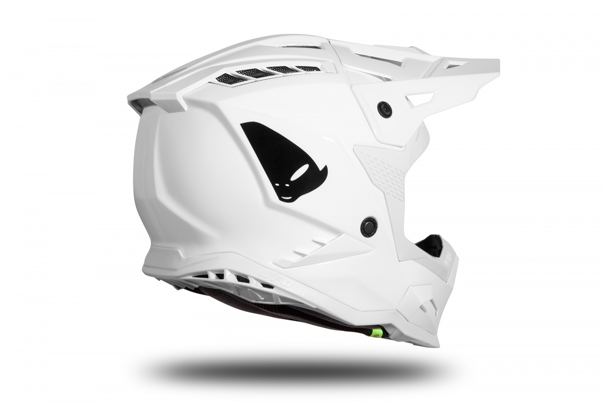 Motocross helmet Echus white glossy - Home - HE166 - Ufo Plast