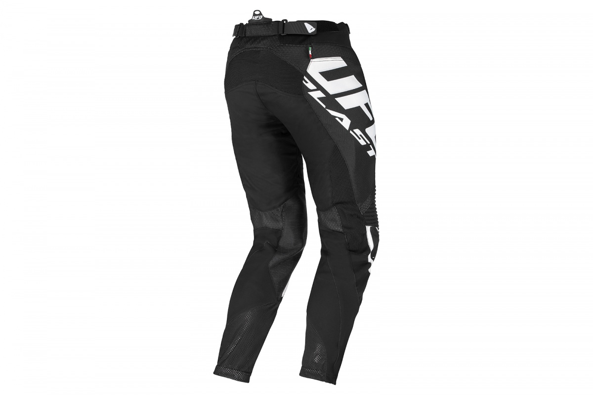 Motocross Tainite pants white and black - Ufo Plast