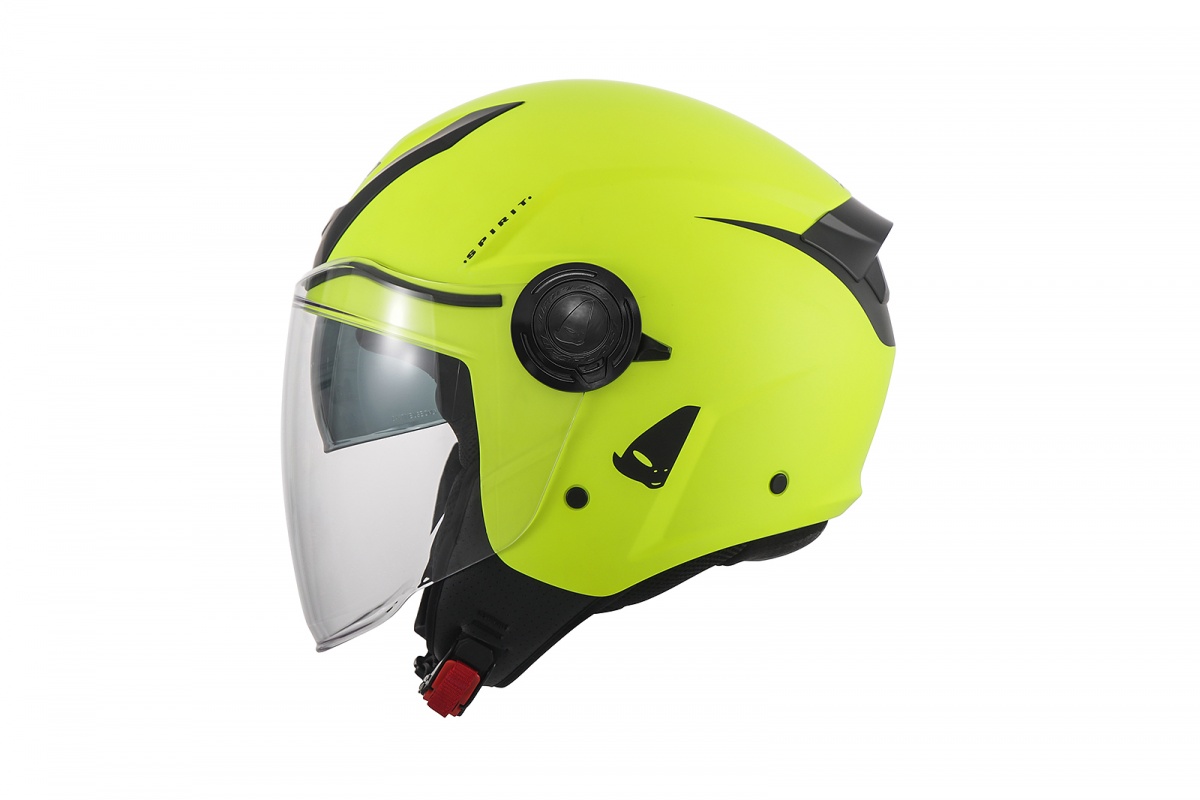 Spirit urban jet helmet neon yellow - Helmets - HE13003-DFLU - Ufo Plast