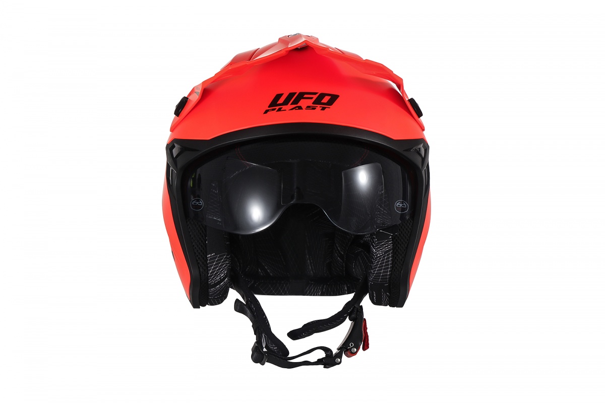 Sheratan cross jet helmet neon orange - Helmets - HE13002-FFLU - Ufo Plast