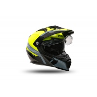 Motocross Aries helmet black and neon yellow - Helmets - HE13500-DK - Ufo Plast