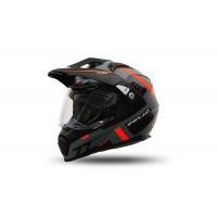 Motocross Aries helmet grey and orange - Helmets - HE13500-EF - Ufo Plast