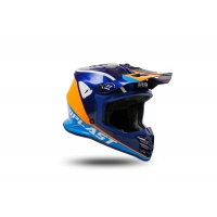 motocross Korey helmet for kids blue and orange - Helmets - HE13600-CF - UFO Plast