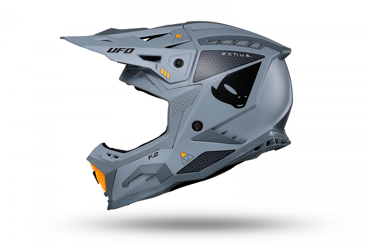 Motocross Echus helmet grey - Helmets - HE13100-EF - Ufo Plast