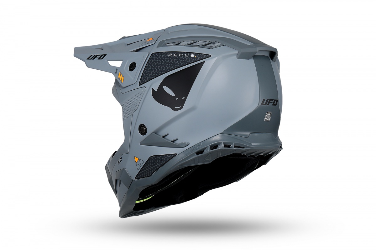 Motocross Echus helmet grey - Helmets - HE13100-EF - Ufo Plast